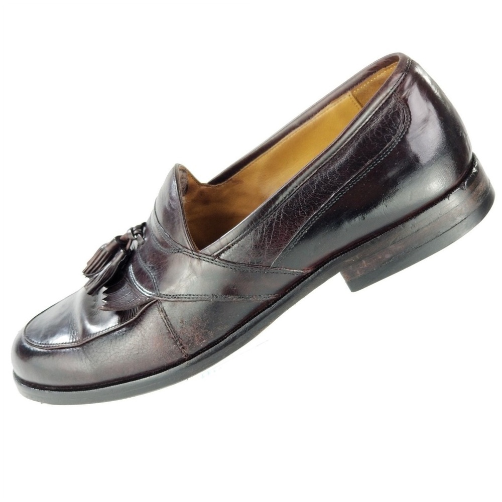 Johnston & Murphy Shoes Kilt Tassel Loafers Sz 9.5 - Picture 2 of 8